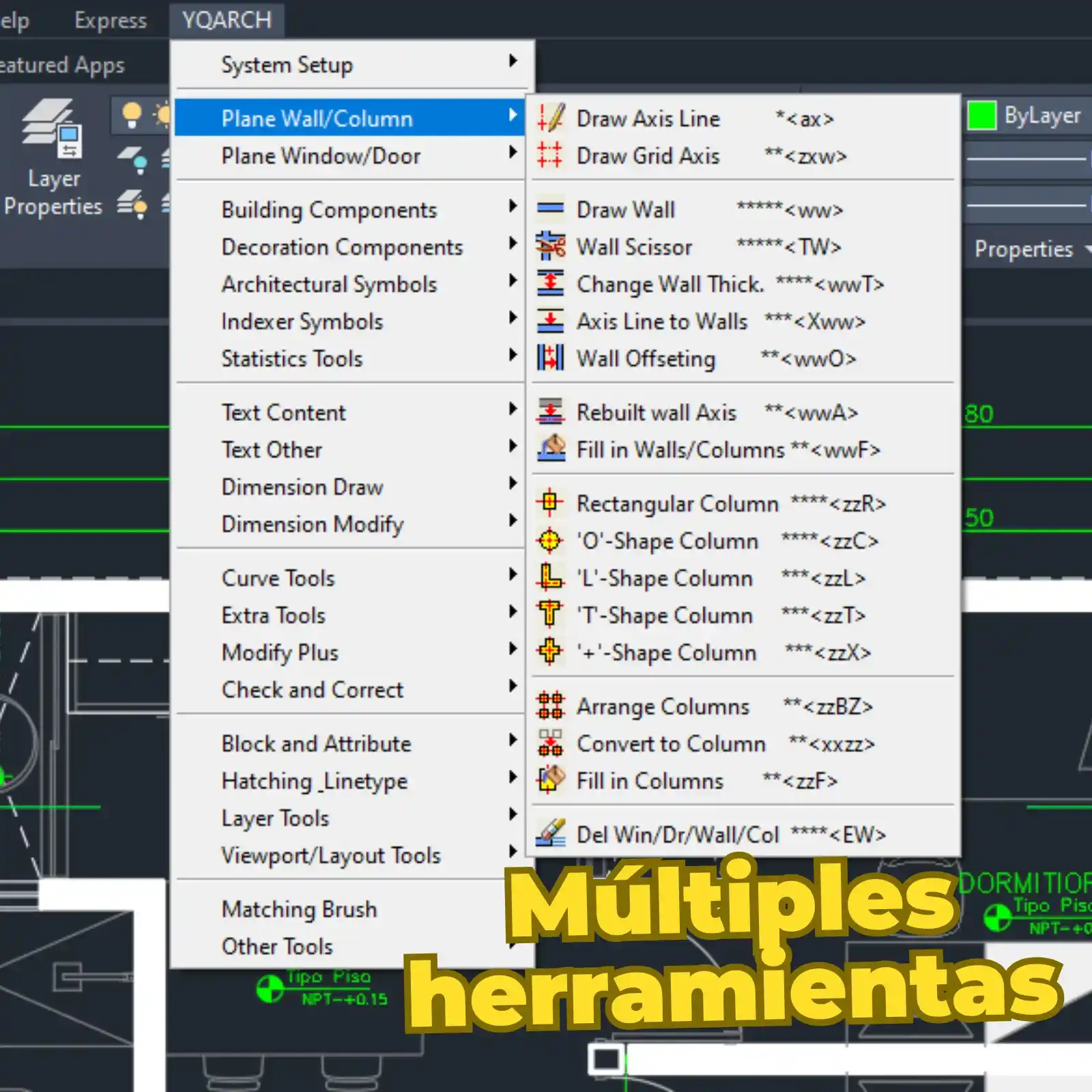 YQArch Plugin para AutoCAD GRATIS