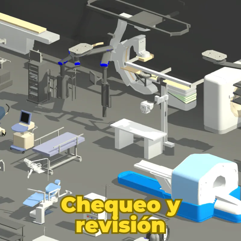 Familias de Hospitales para Revit | 60+ Familias de Equipamiento Médico y Clínico