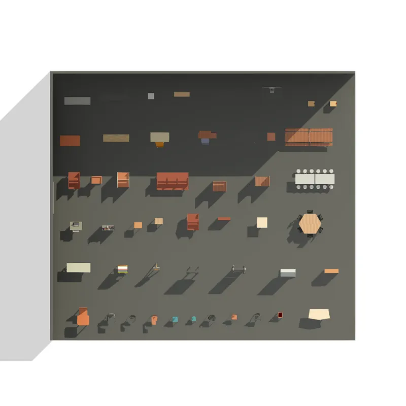 Colección 3D de Aulas, Mobiliario Escolar y Talleres para Revit | Plantilla Profesional