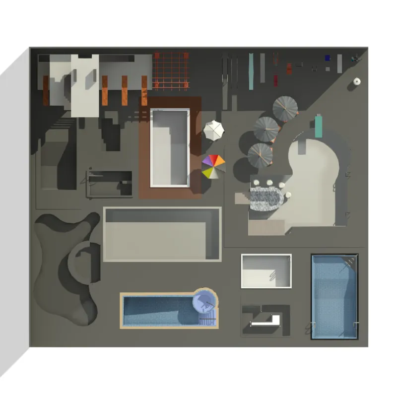 Colección 3D de Piscinas para Revit | Plantilla Profesional 