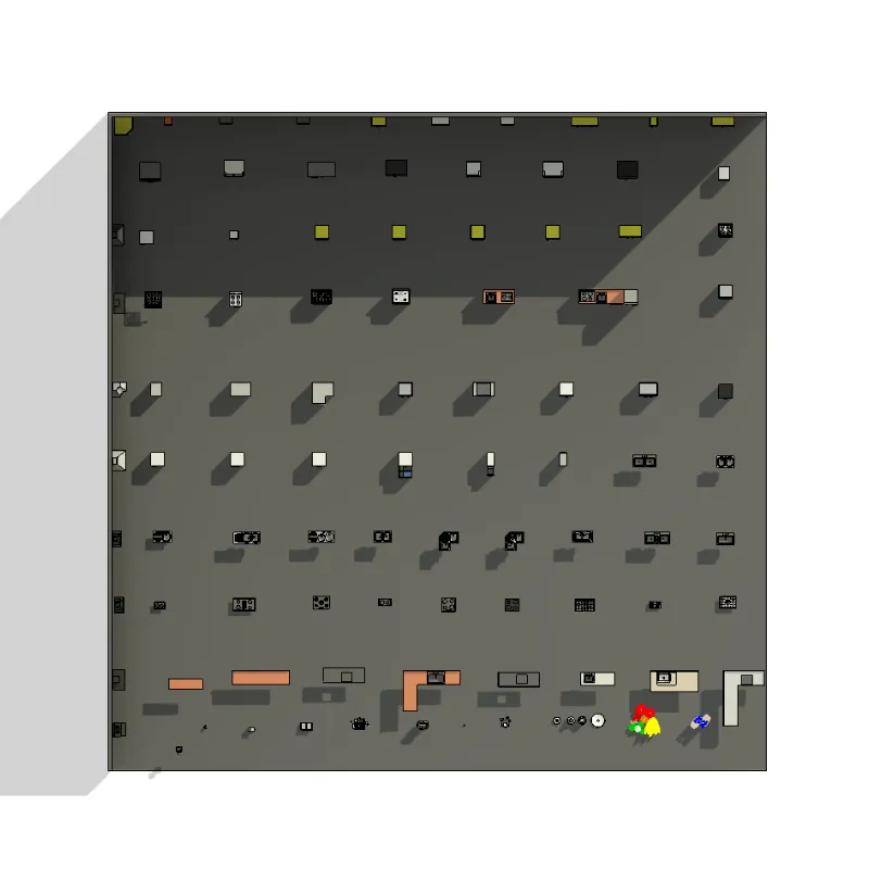 Cocina 3D para Revit Colección Mobiliario | Familias de Cocina, Almacén y Equipamiento Interior