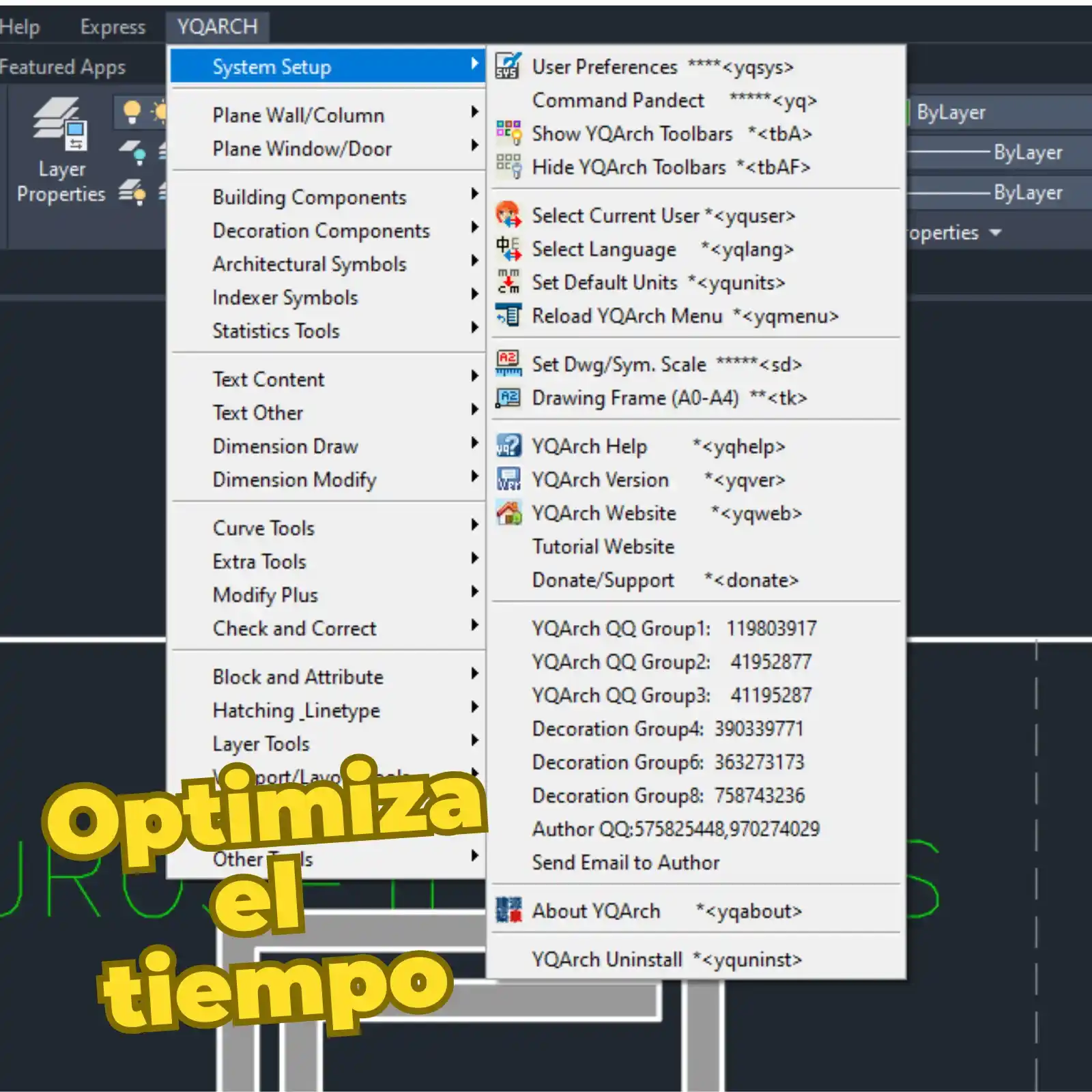 YQArch Plugin para AutoCAD GRATIS