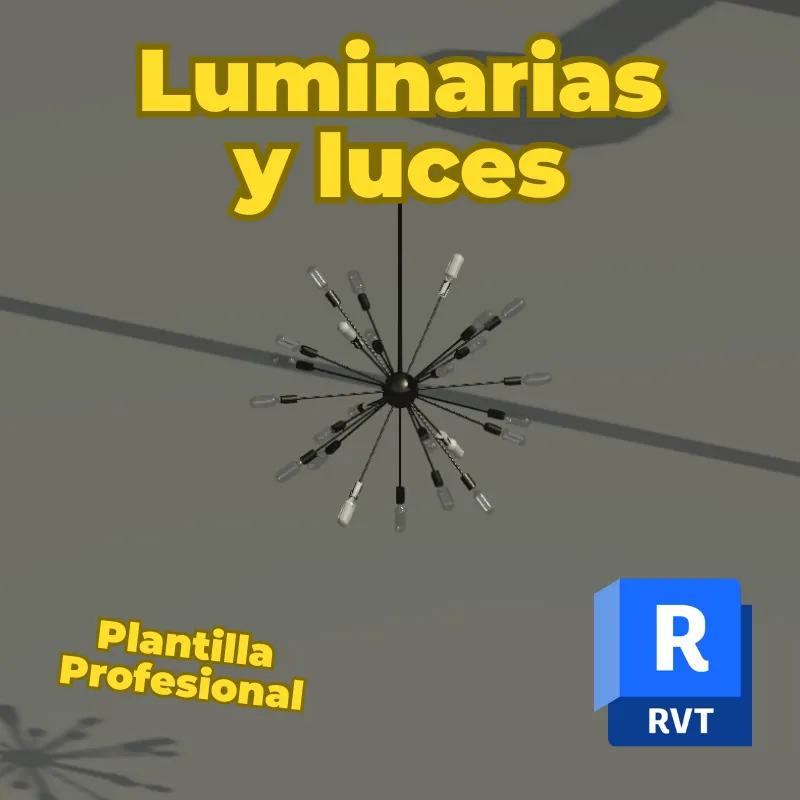Luminarias 3D para Revit | Familias BIM de Alumbrado Público, Industrial y Arquitectónico