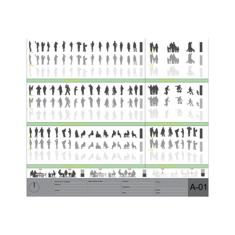 Plantilla Diámica 2 para AutoCAD | +400 Bloques Dinámicos de todo tipo