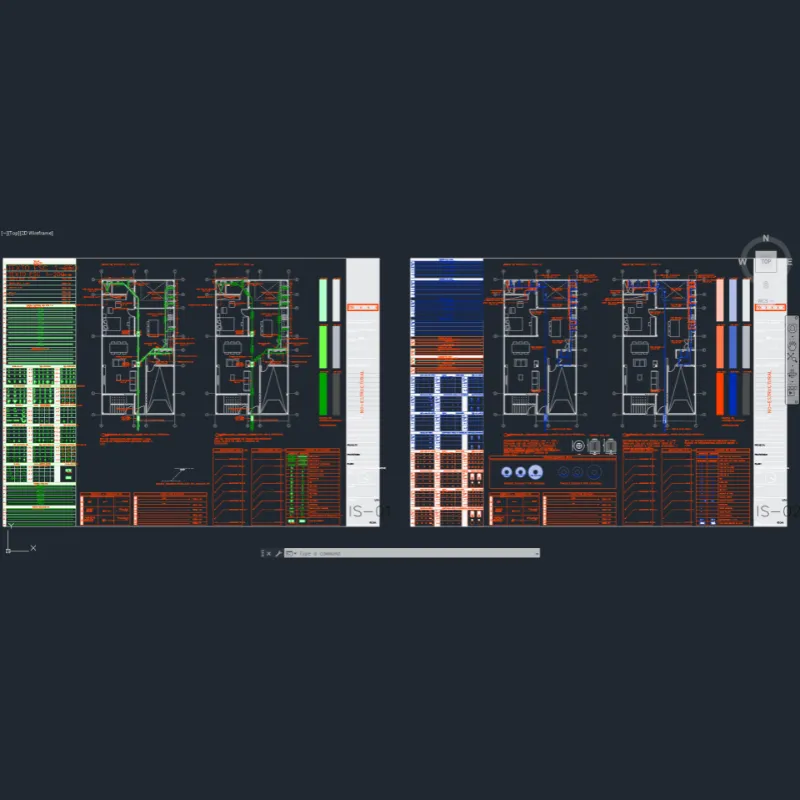Descarga Plantilla HIDROSANITARIA para AutoCAD con bloques dinámicos
