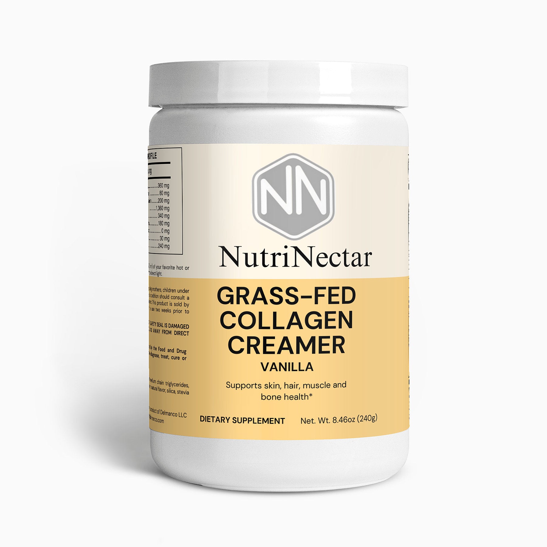 Grass-Fed Collagen Creamer (Vanilla)