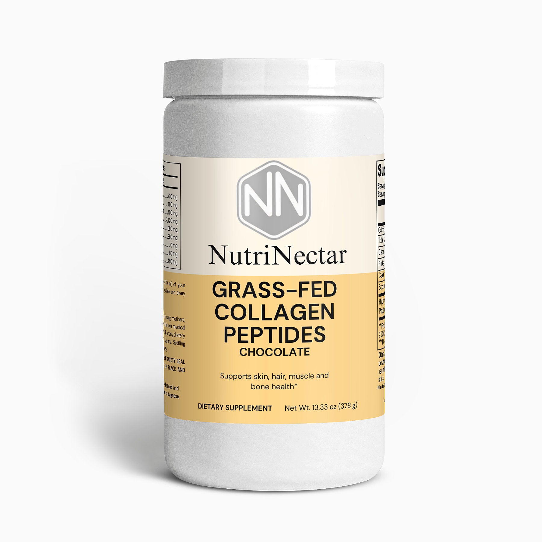 Grass-Fed Collagen Peptides Powder (Chocolate)