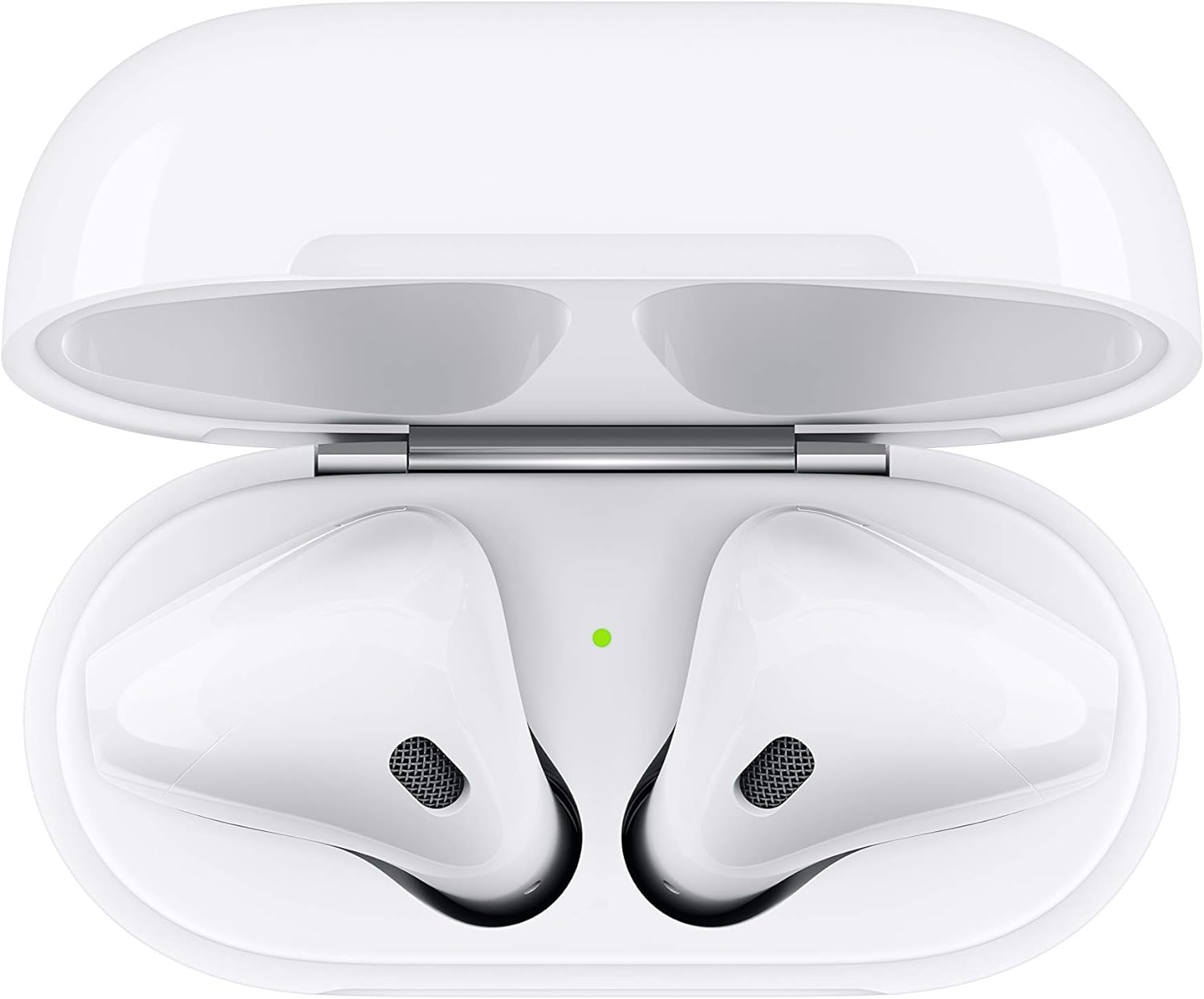 Apple AirPods (2nd Generation) Wireless Ear Buds, Bluetooth Headphones with Lightning Charging Case Included, Over 24 Hours of Battery Life, Effortless Setup for iPhone