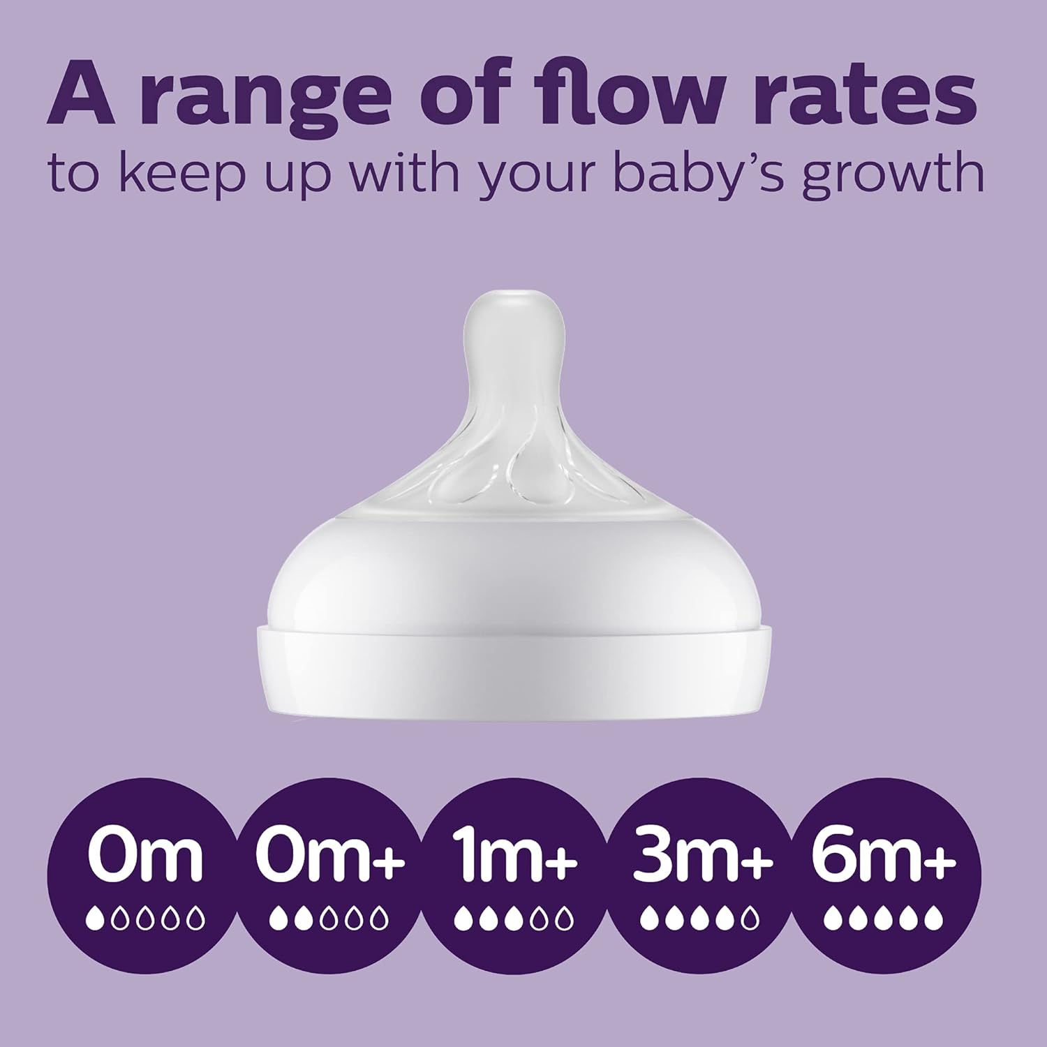  Philips AVENT Glass Natural Baby Bottle with Natural Response Nipple, Clear, 8oz, 4pk, SCY913/04 