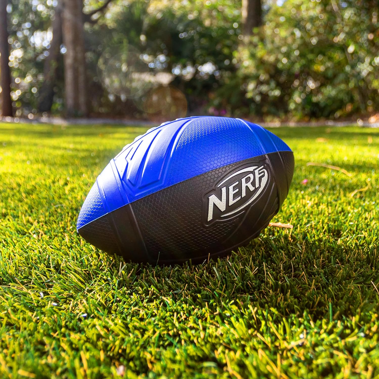 Nerf Kids Foam Football - Blue + Black