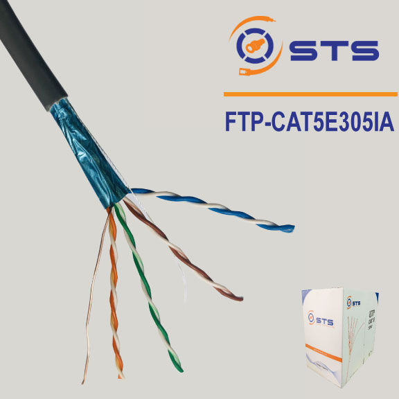 CUỘN 305M CÁP MẠNG CAT6 FTP CHỐNG NHIỄU STS