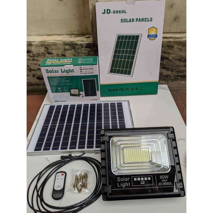 Đèn năng lượng mặt trời 60W JD-8860L
