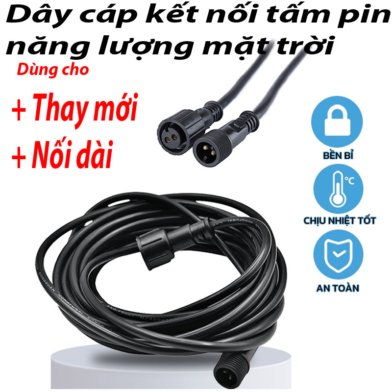 5m dây cáp kết nối tấm pin năng lượng mặt trời