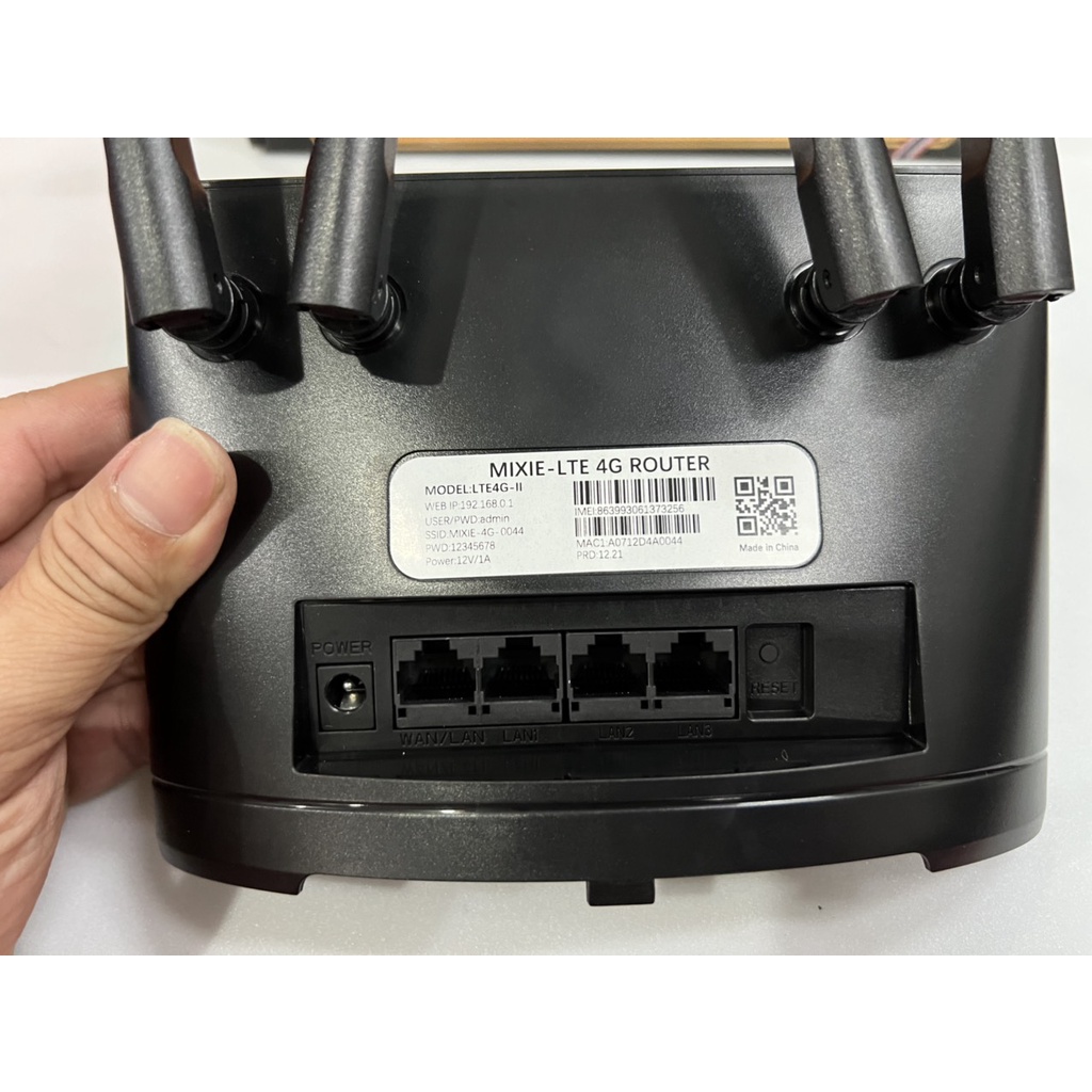 Bộ Phát Wi-Fi 3G4G MIXIE LTE4G II