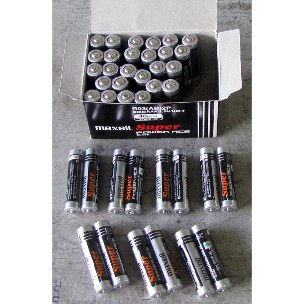 Bộ 10 Viên Pin Tiểu Maxell Super AAA (3A) 1.5V