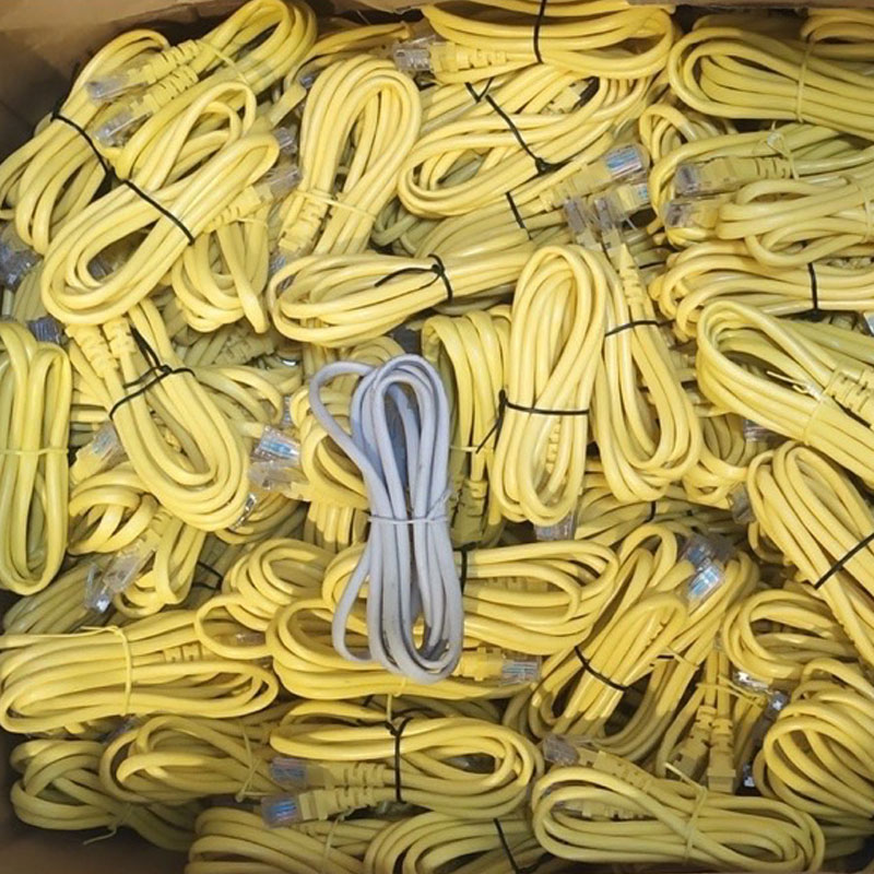 10 dây mạng 1.5m Cáp mạng Cat5e đúc 2 đầu zin