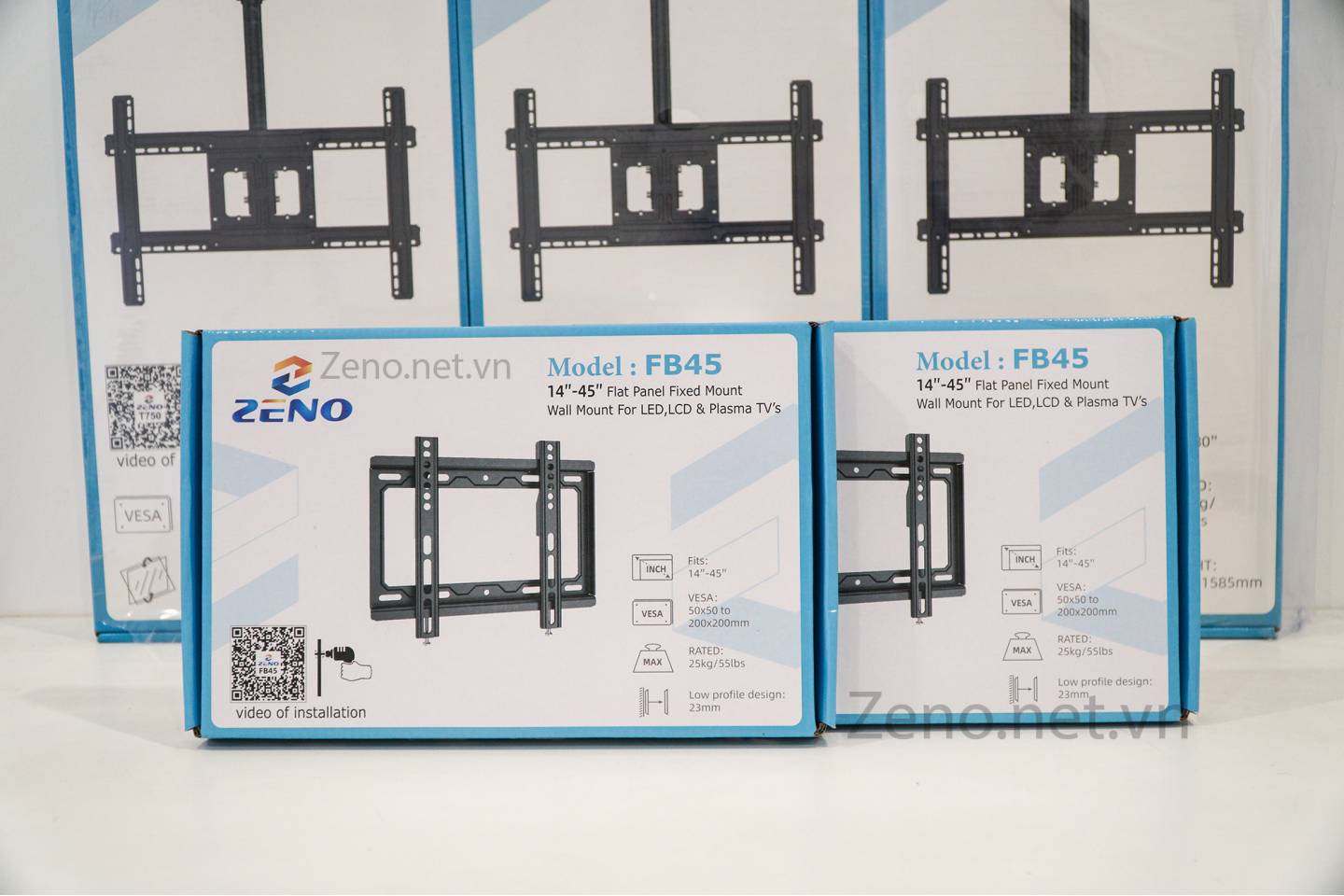 Giá treo TV cố định 14 - 45 inch ZENO FB45