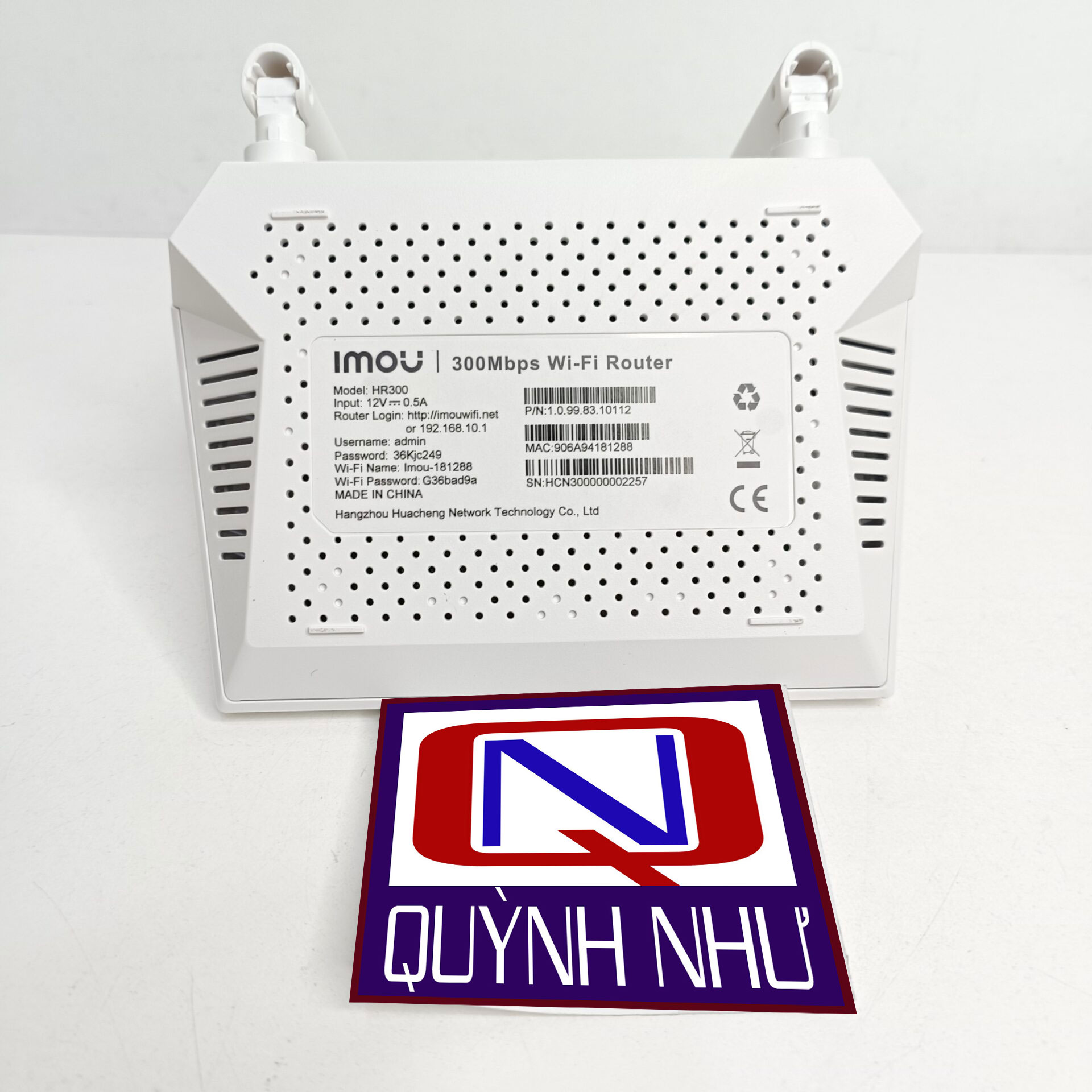 Bộ Phát Wifi IMOU HR300 (2 anten 3dBi, 300Mbps, MU-MIMO, Repeater, 3LAN, 12 user)