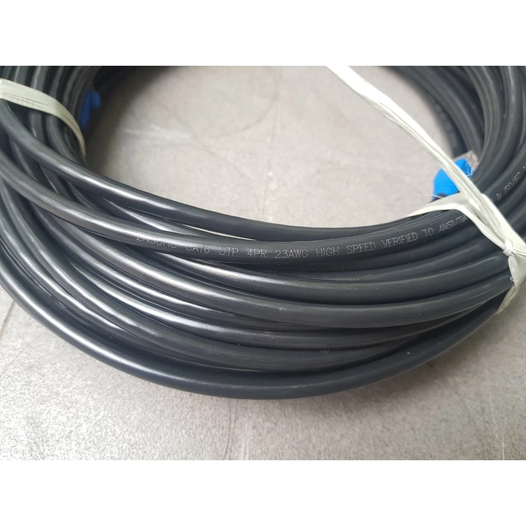 10m đến 100m cáp mạng ngoài trời ENSOHO chuẩn UTP Cat6 lõi CCA