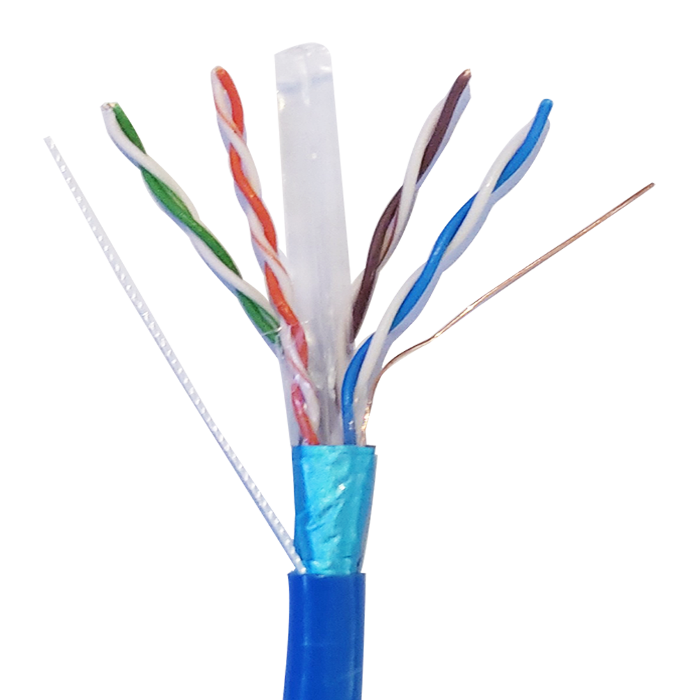 Cáp mạng Cat6 FTP chống nhiễu VCOM bấm sẵn đầu