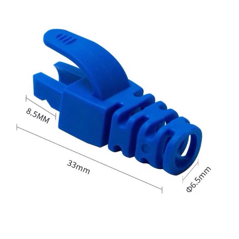 Đầu chụp hạt mạng RJ45 kiểu móc gài, đầu chụp RJ45, đầu bảo vệ hạt mạng