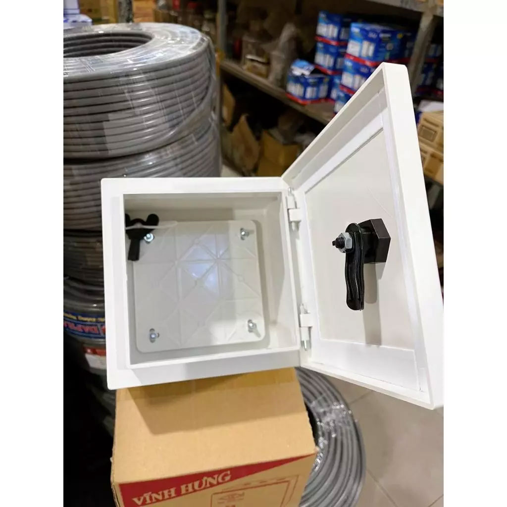 Tủ điện, đầu ghi ngoài trời có mái che 170x380x500mm