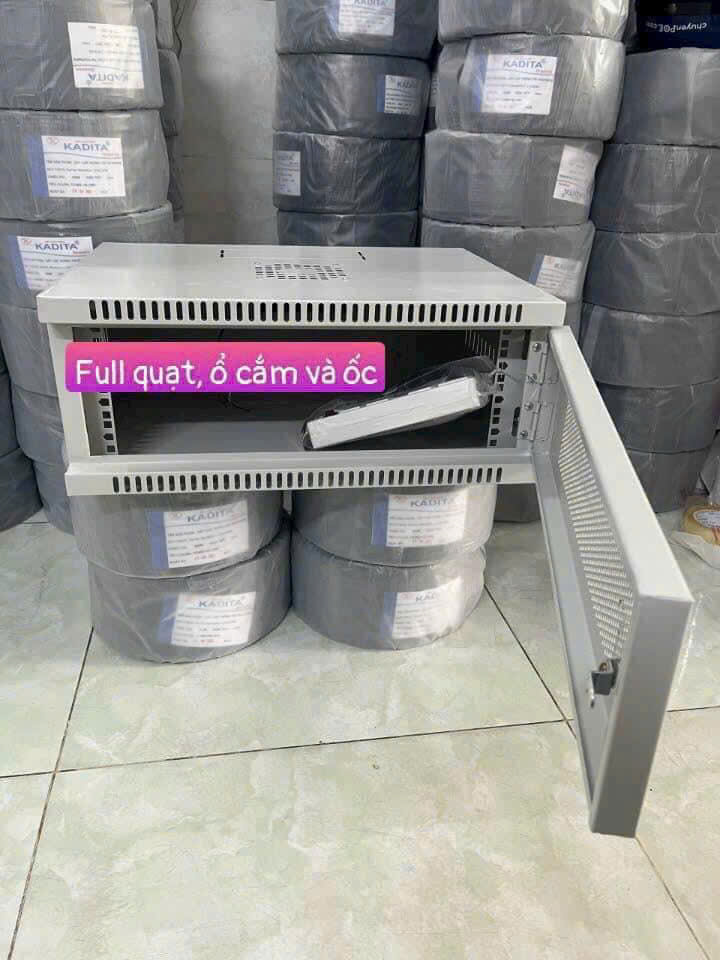 Tủ Rack 4U-D400 Treo tường, Tủ mạng, tủ điện