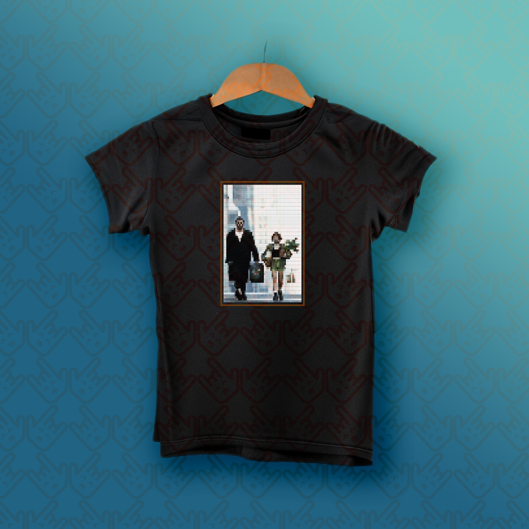 Camiseta negra con imagen