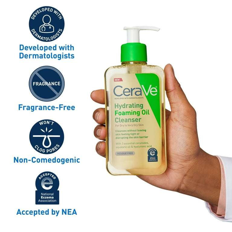 Cerave Hydrating Foaming Oil Cleanser