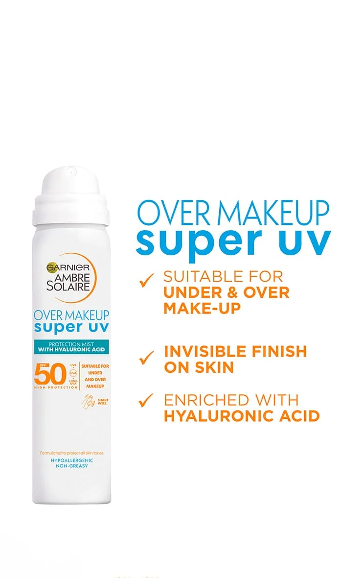 GARNIER AMBRE SOLAIRE OVER MAKEUP SUNSCREEN