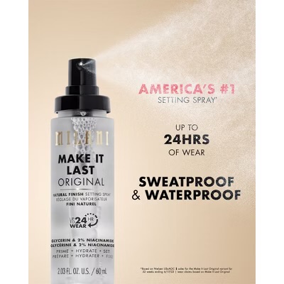 Milani Make It Last Original Natural Finish Setting Spray