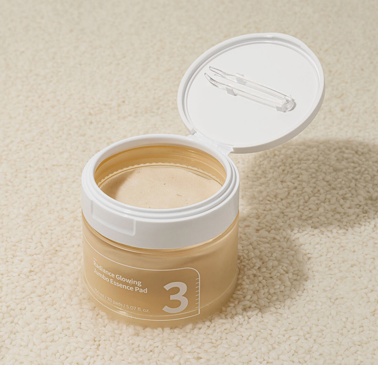 NUMBUZIN No.3 Radiance Glowing Jumbo Essence Pad 5.07oz / 150ml (70pads) Vegan