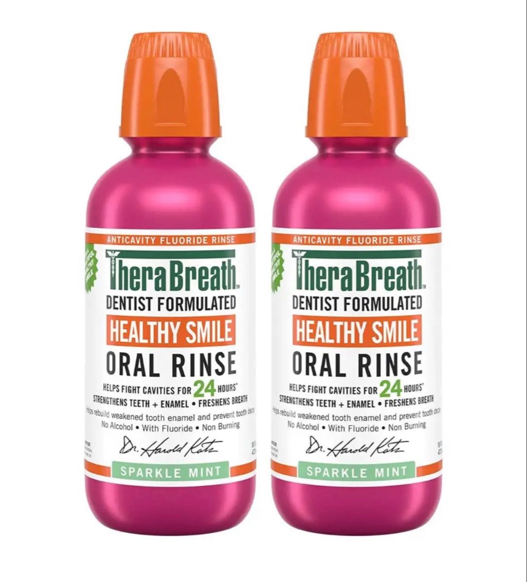 TheraBreath Fresh Breath Mouthwash Sparkle Mint