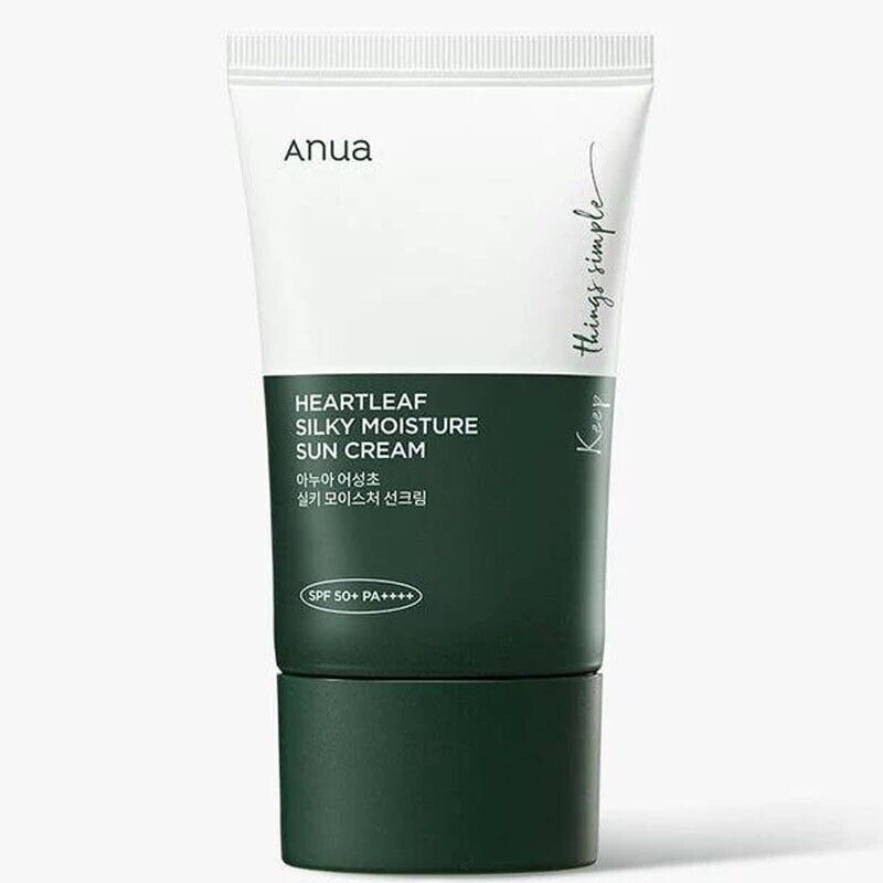 ANUA HEARTLEAF SILKY MOISTURE SUNSCREEN