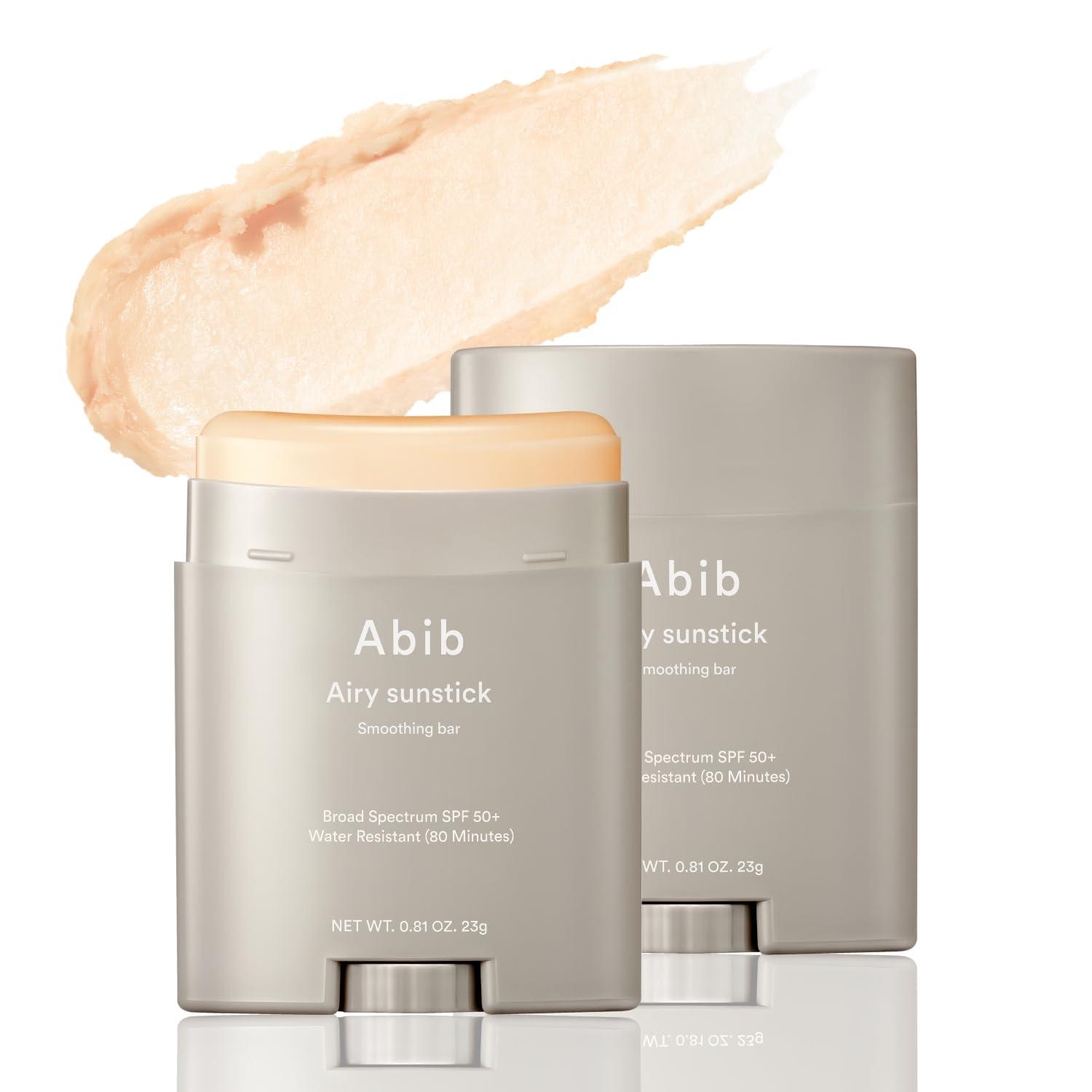 ABIB Airy Sun Stick Smoothing Bar SPF 50+ (0.81 Oz)
