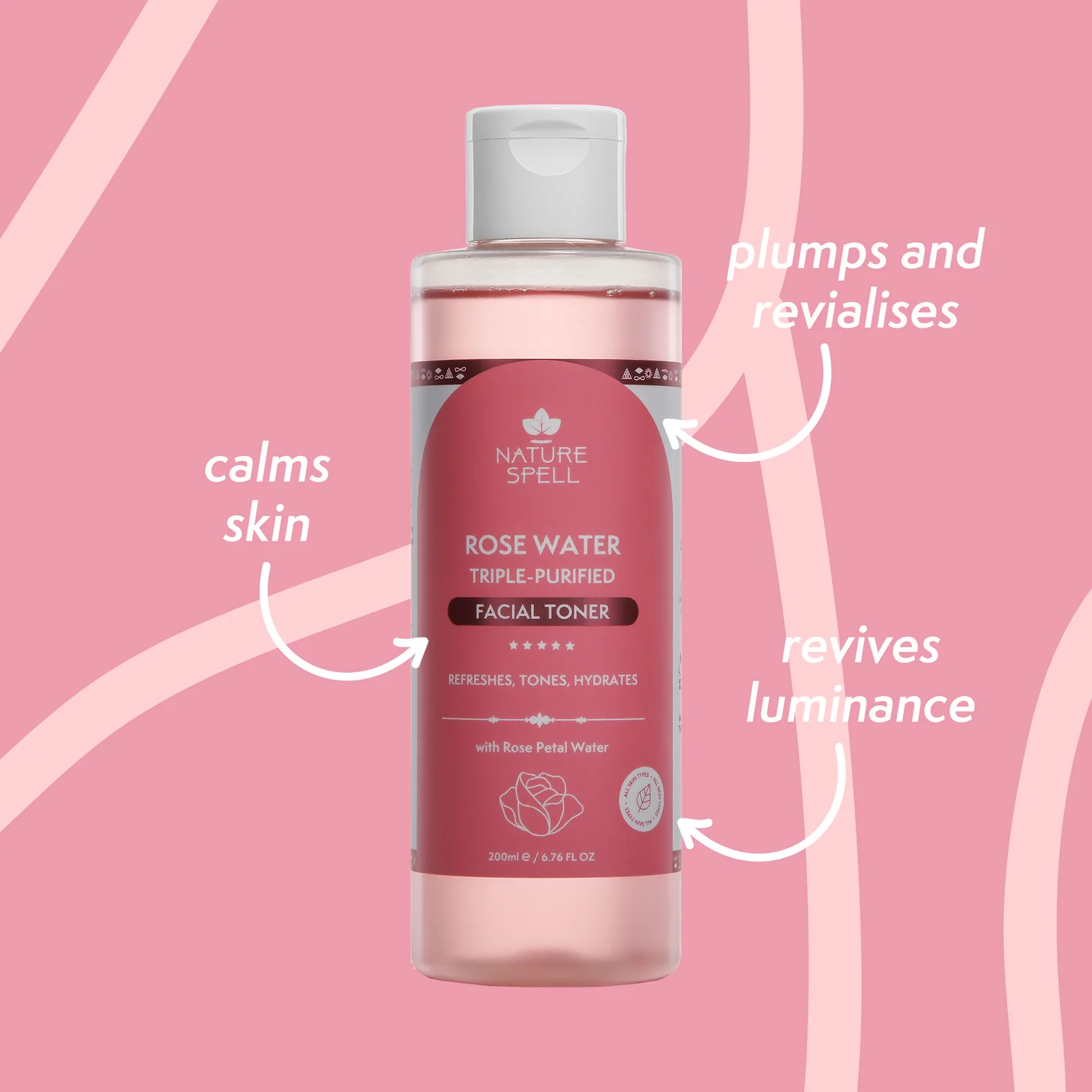 Nature Spell Rose Water Face Toner