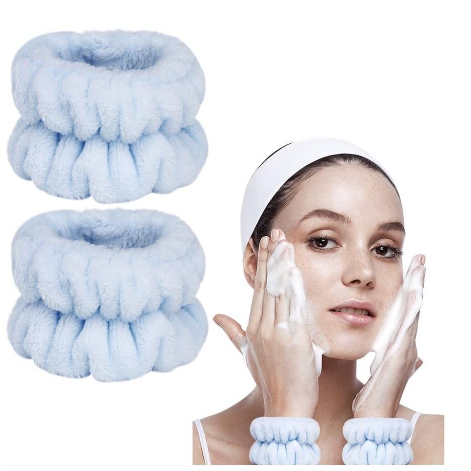 SPA No Drip Microfiber Cleansing Wrist Bands (1 Pair)
