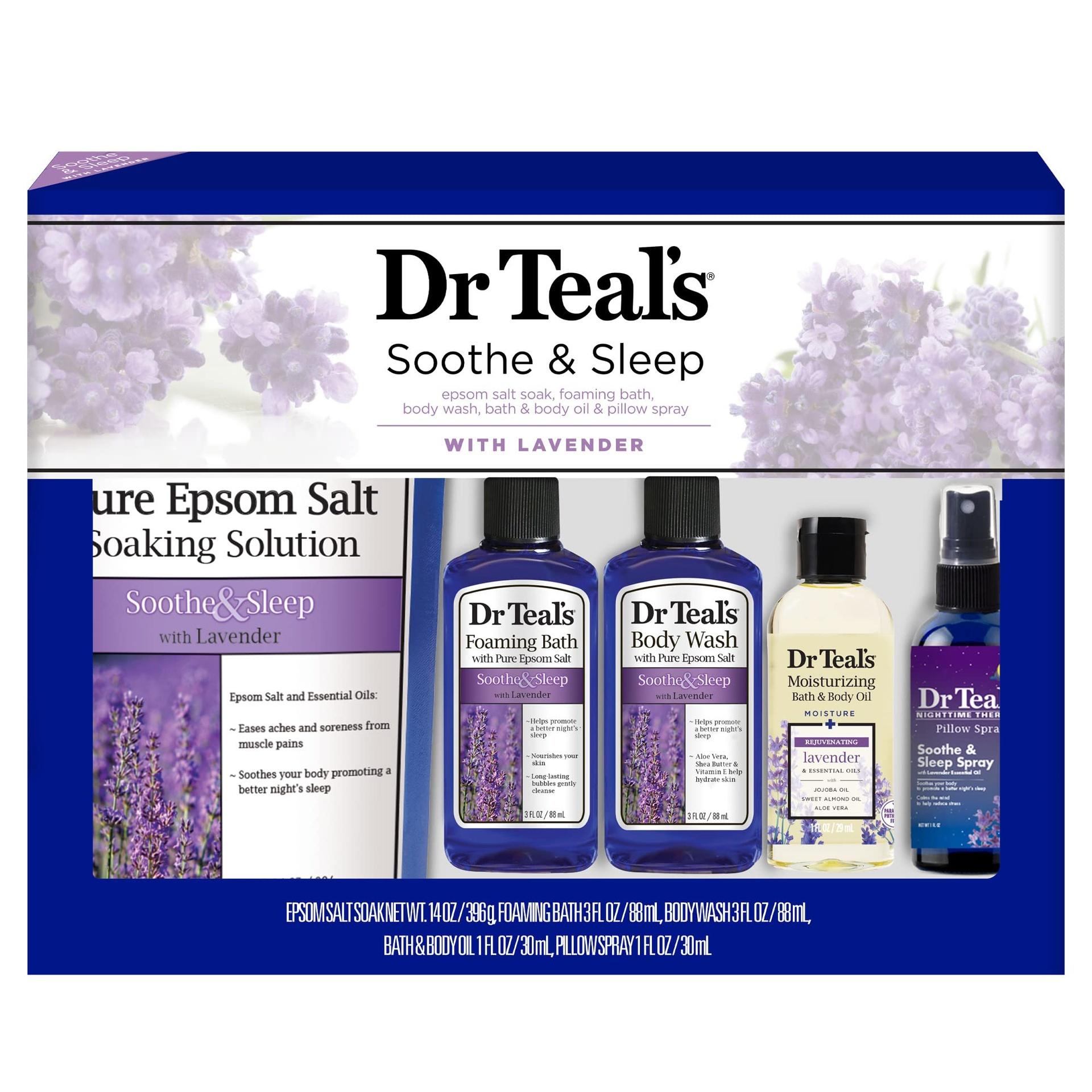 DR. TEAL’S Soothe & Sleep Foaming Bath Kit
