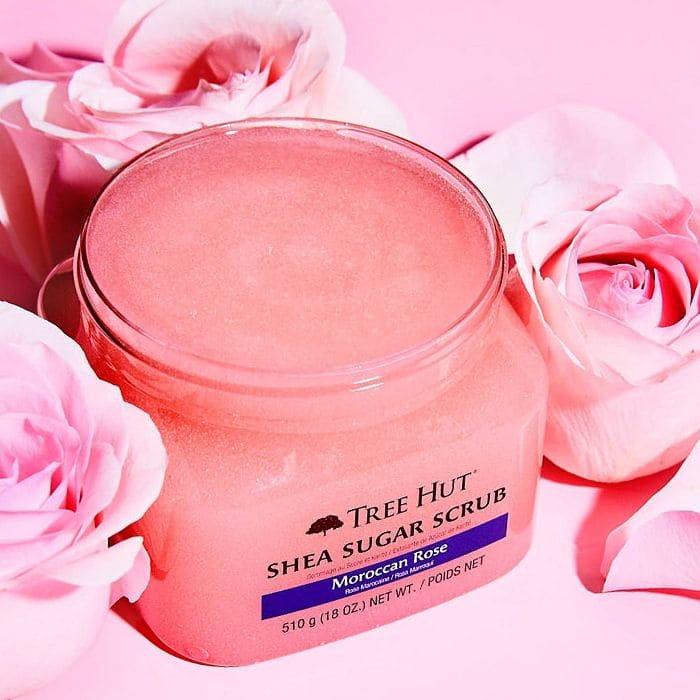 TREE HUT MOROCCAN ROSE SHEA SUGAR BODY SCRUB