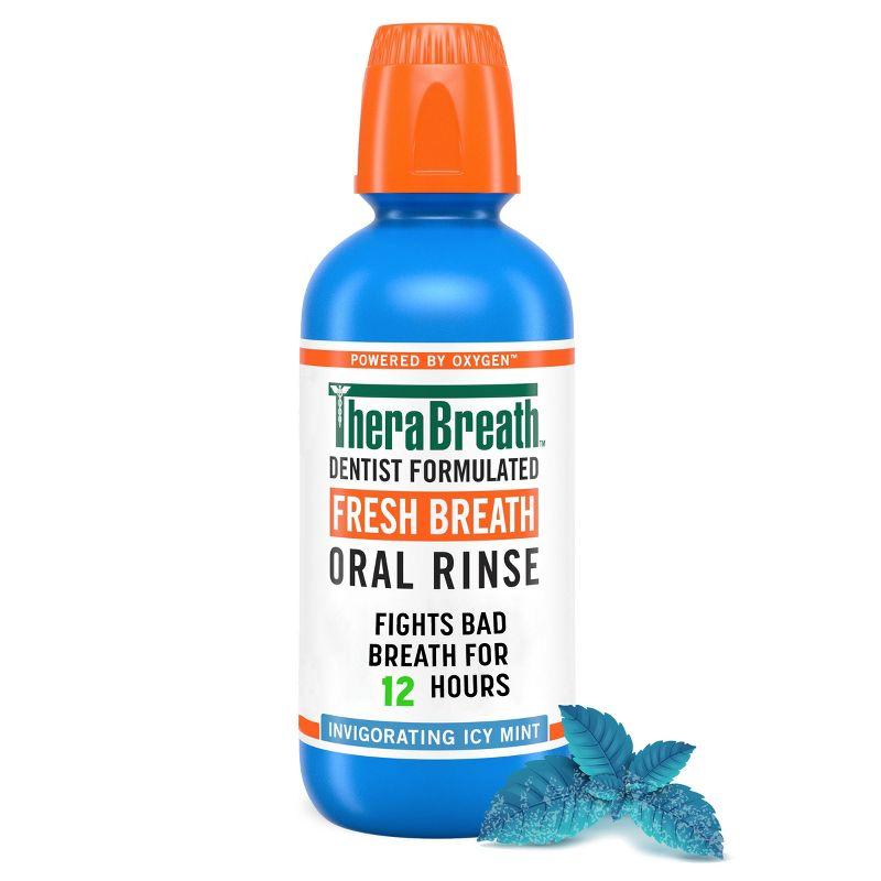 Therabreath Oral Rinse Invigorating Icy Mint
