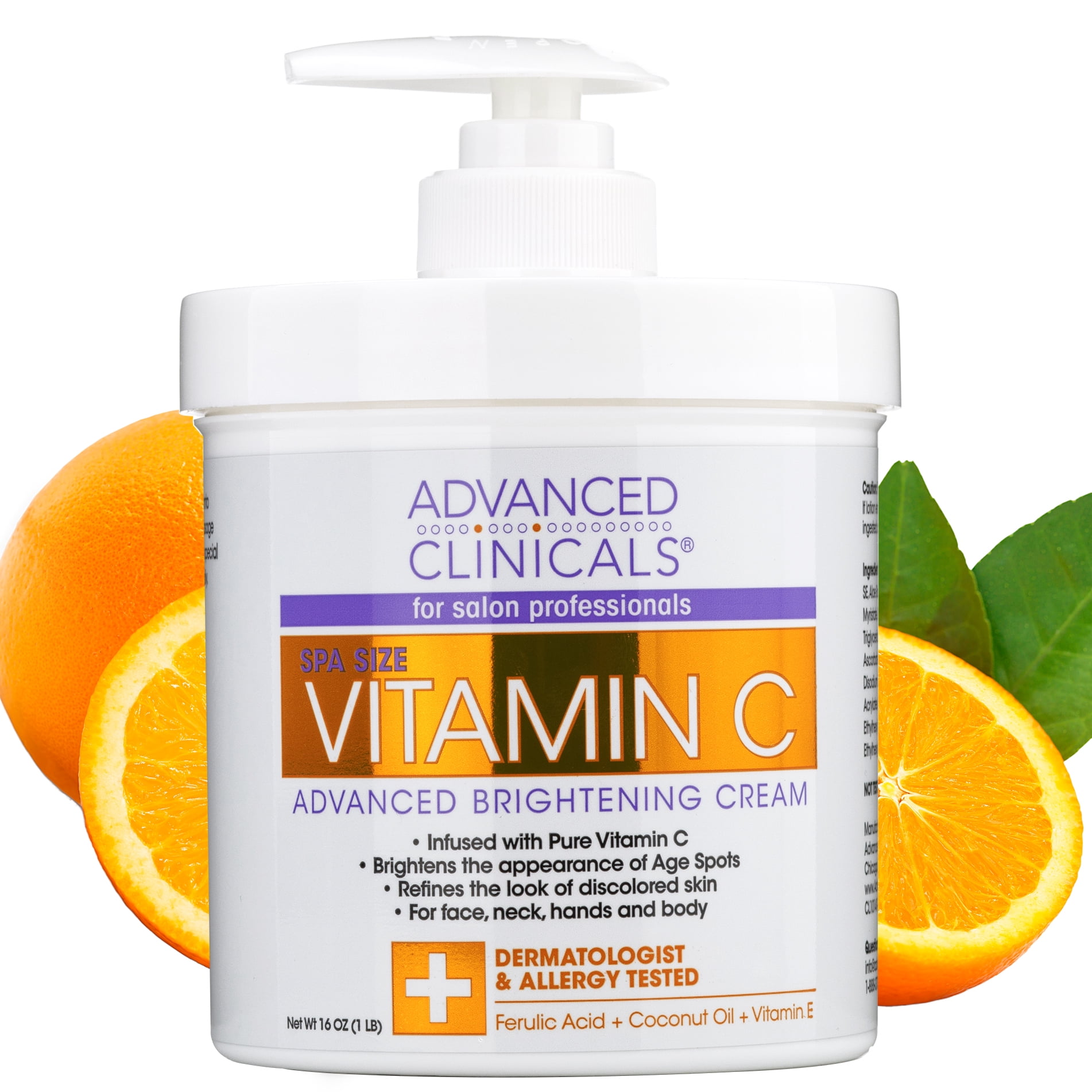 ADVANCED CLINICALS VITAMIN C ADVANCED BRIGHTENING BODY CREAM