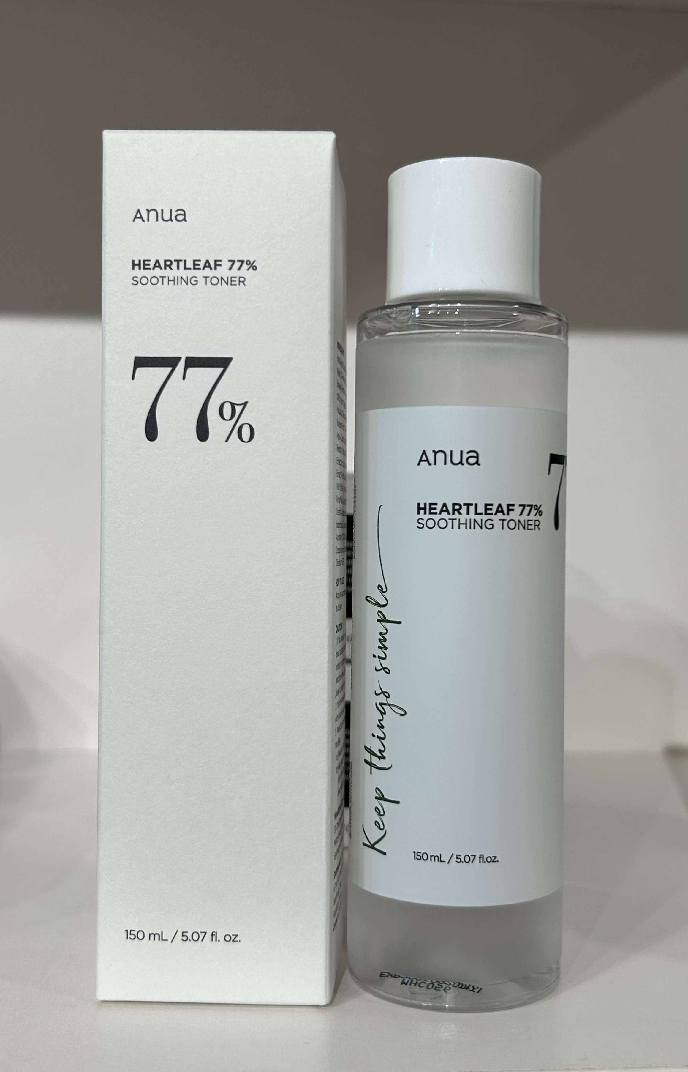 ANUA HEARTLEAF 77% SOOTHING TONER PH5.5