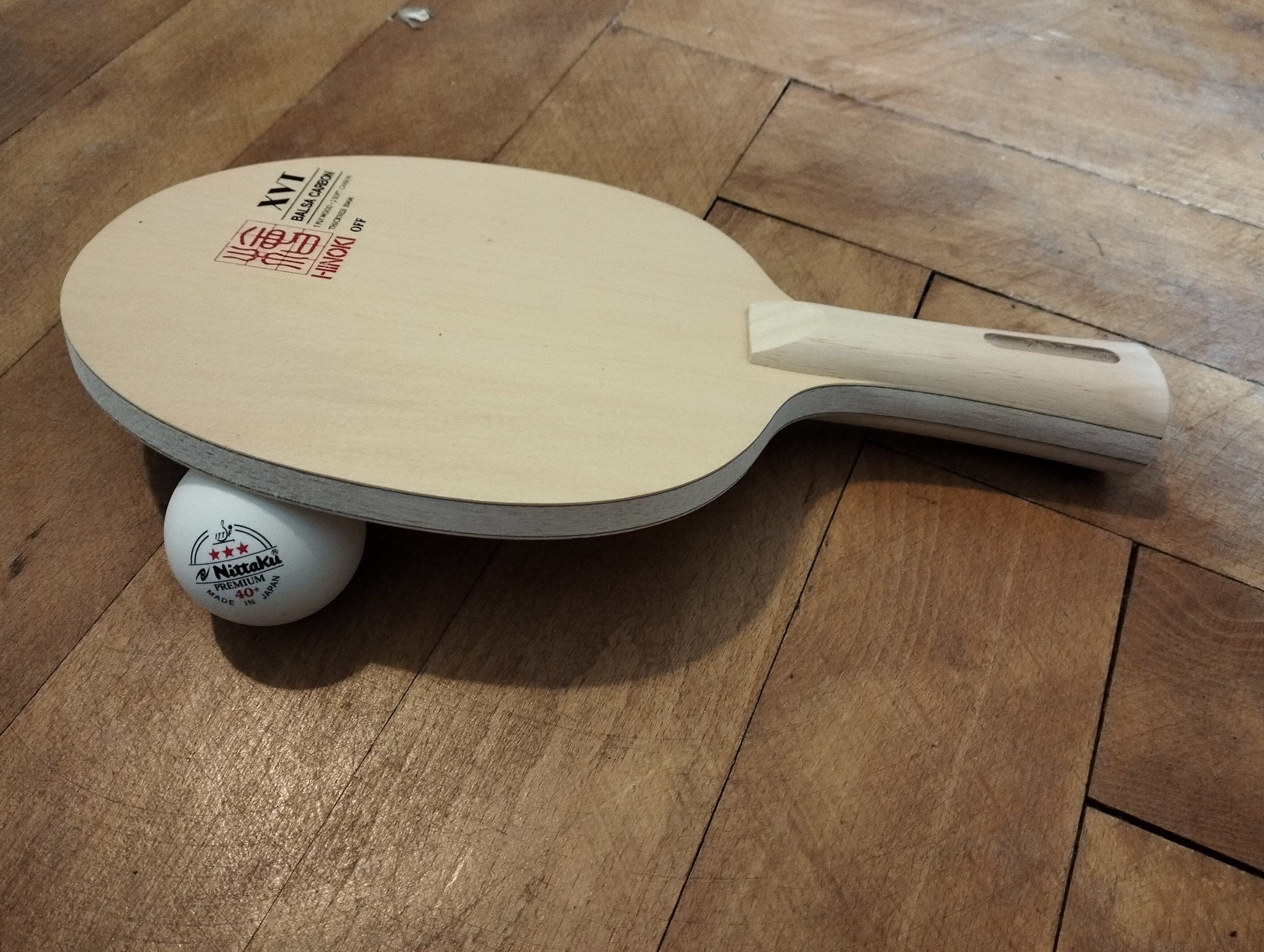 Hinoki Carbon Balsa wood blade- presently sold out