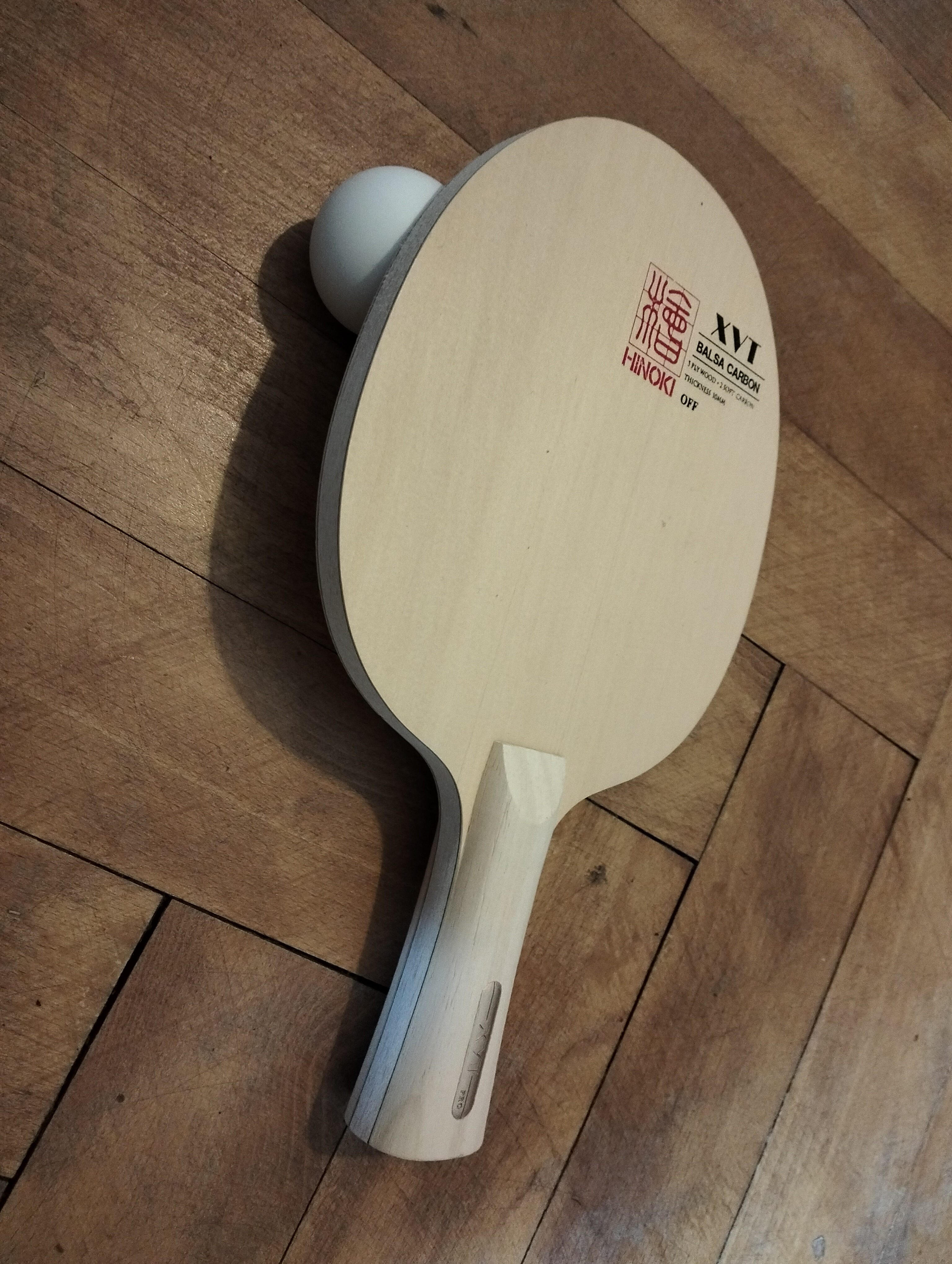 Hinoki Carbon Balsa wood blade- presently sold out