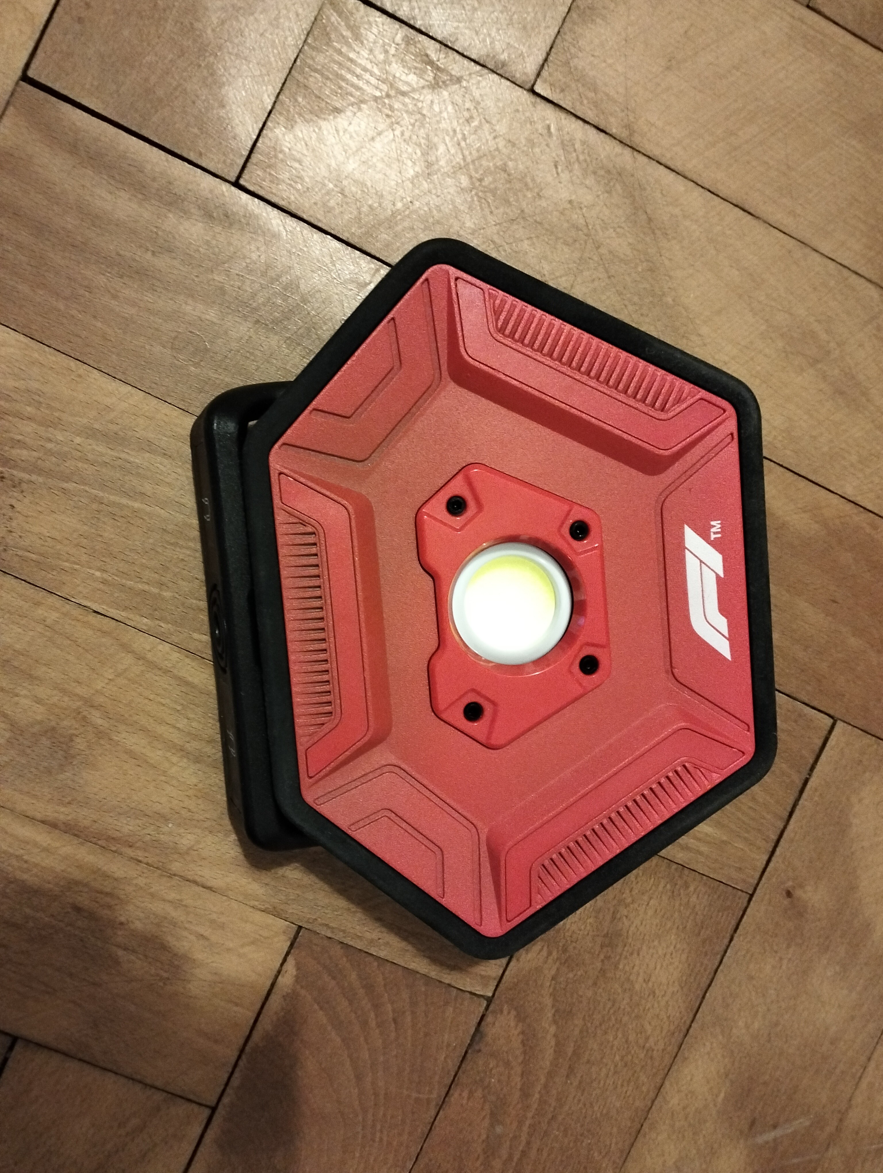 Portable Floodlight with Rechargeable Battery for Night Play