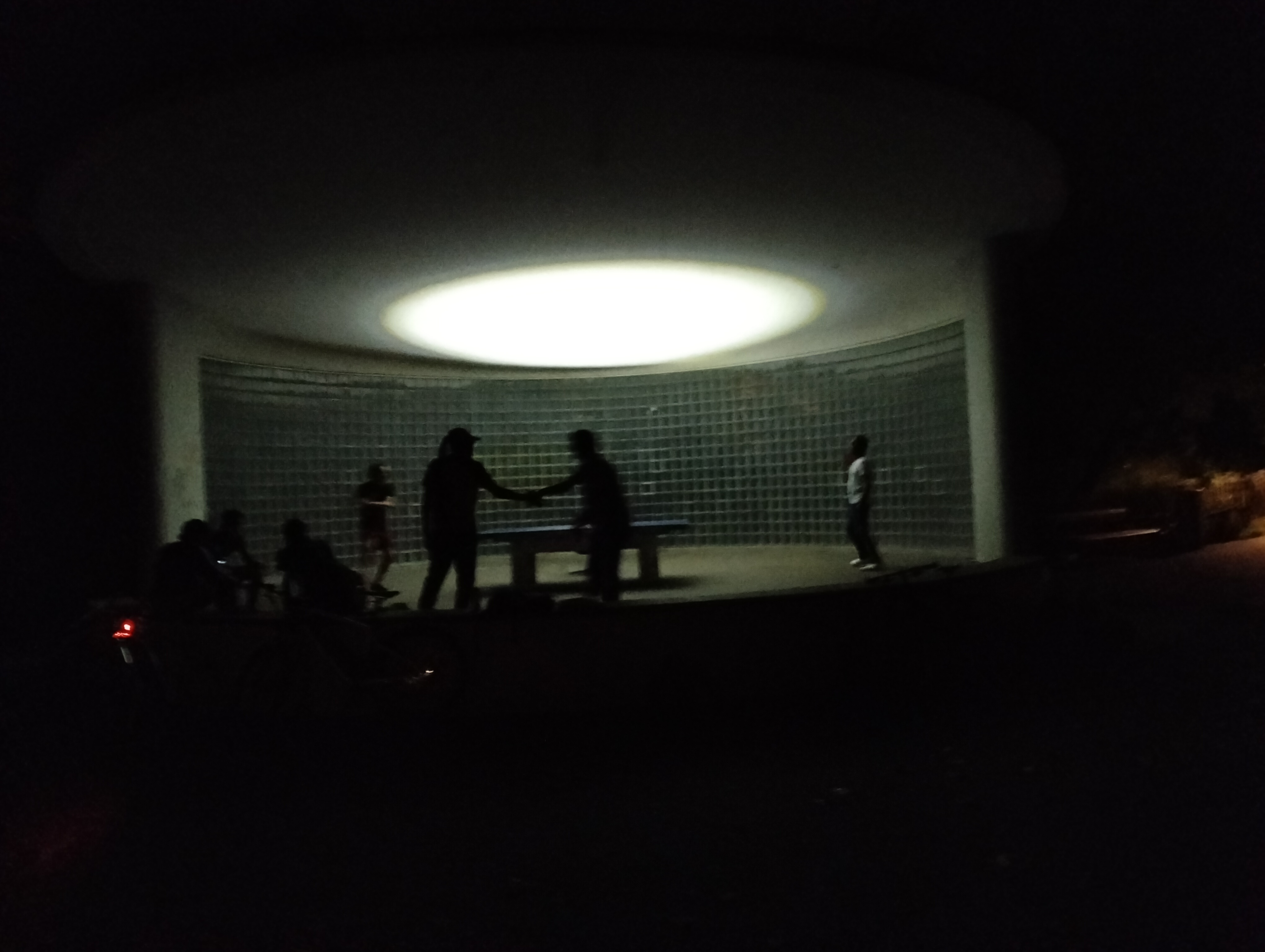 Portable Floodlight with Rechargeable Battery for Night Play