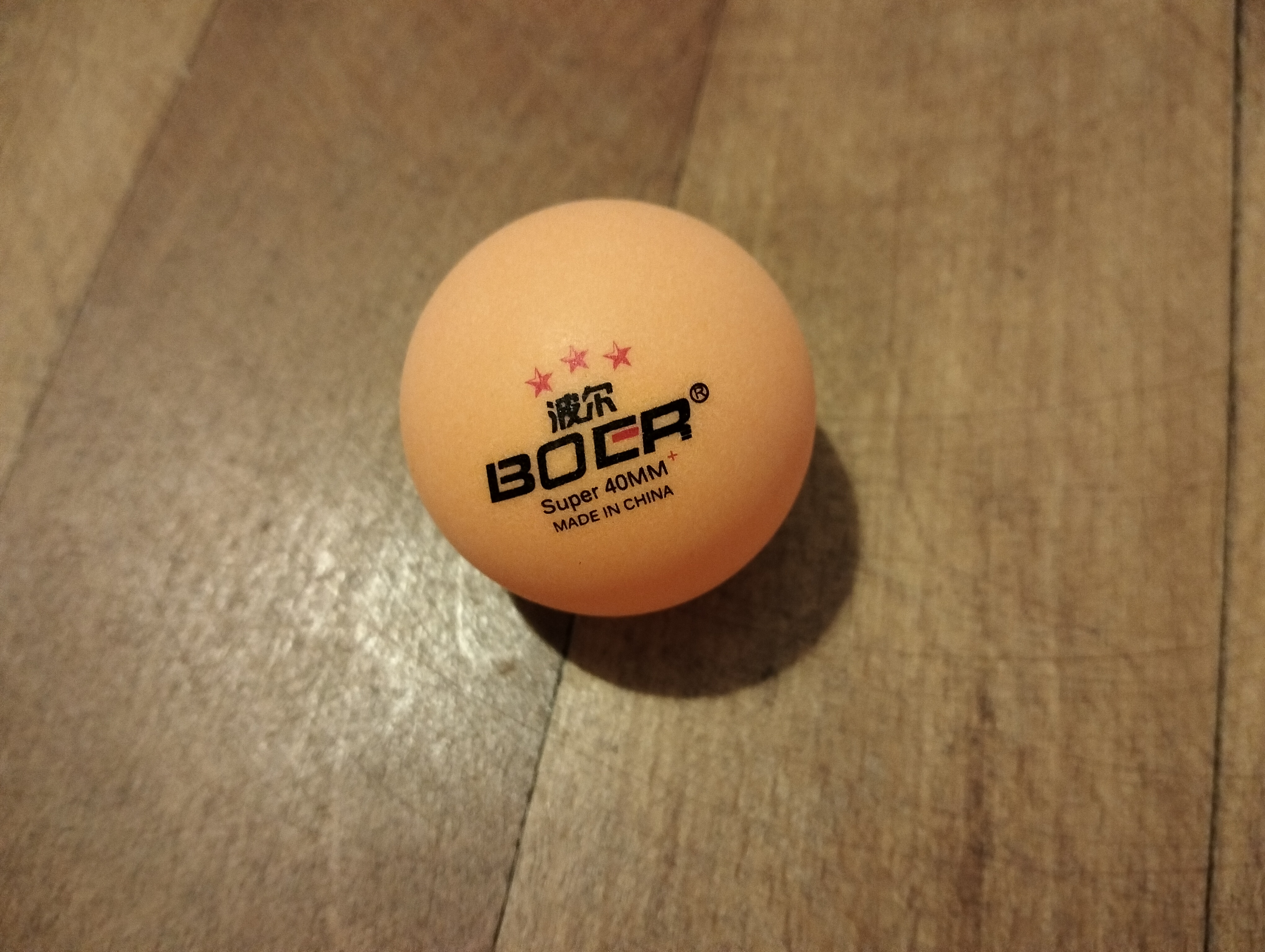 Table tennis ball orange 3 *