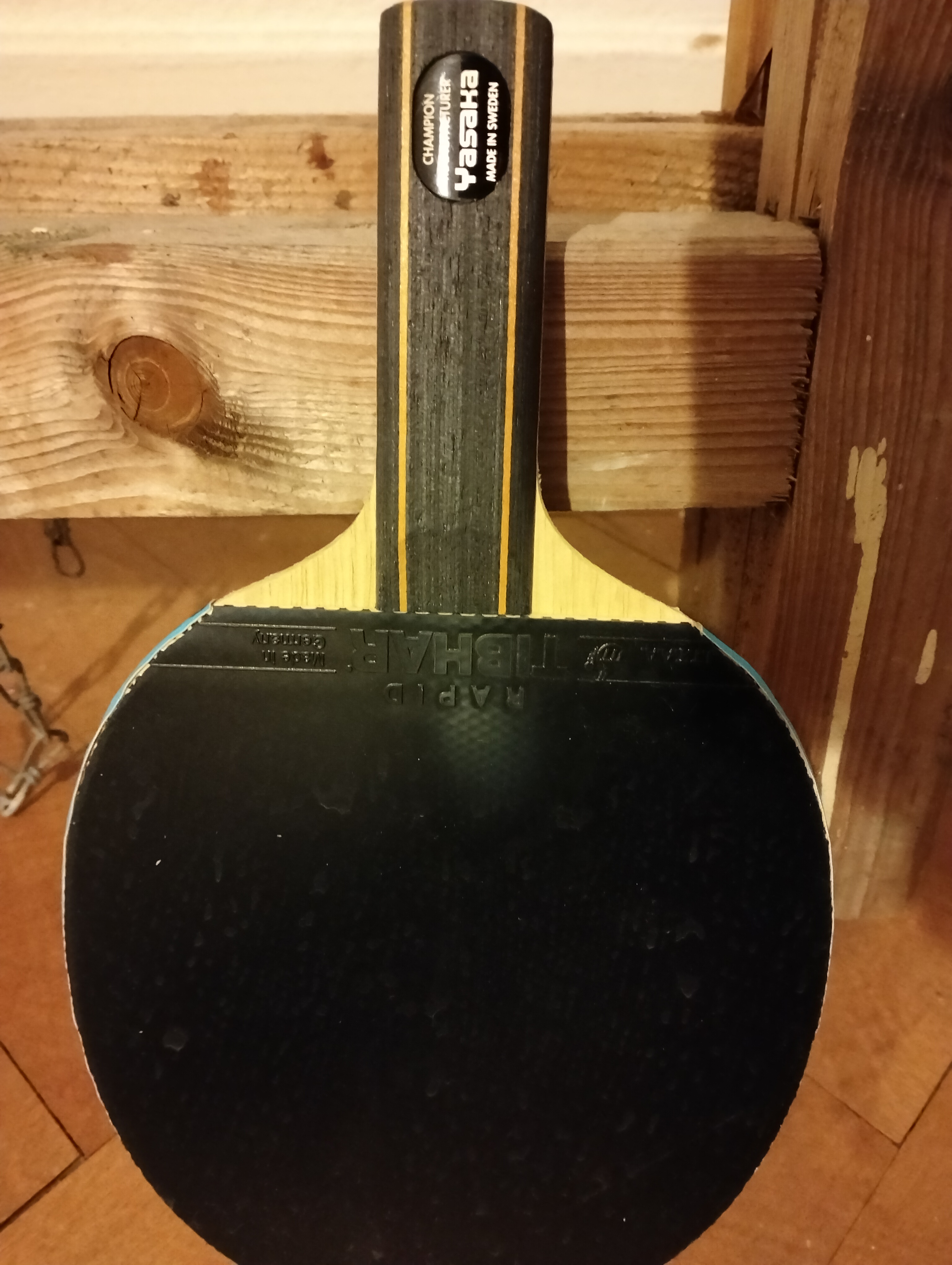 Yasaka Carbon Falck - Premade Racket with Tibhar Rapid Rubber