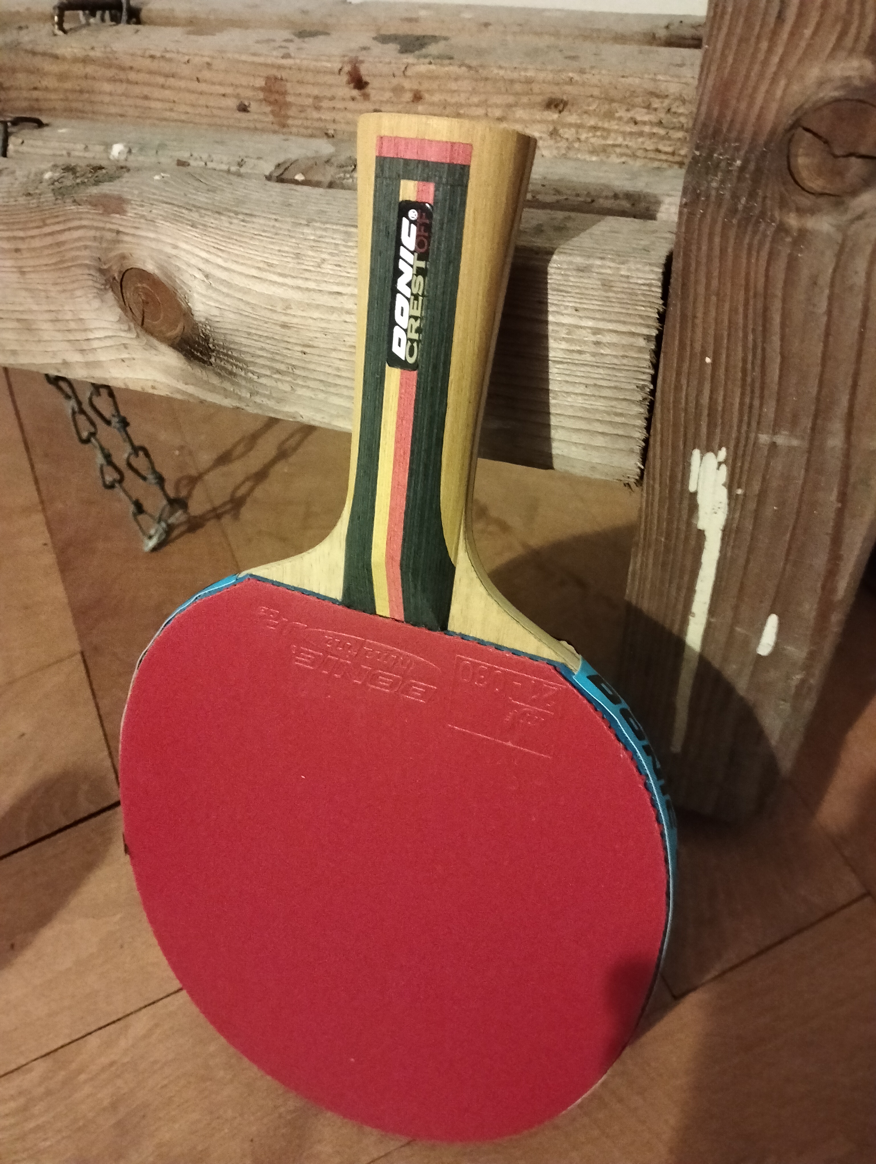 Donic Crest Off premade blade - Rubbers Donic Bluefire JP 03 & Tibhar Rapid soft