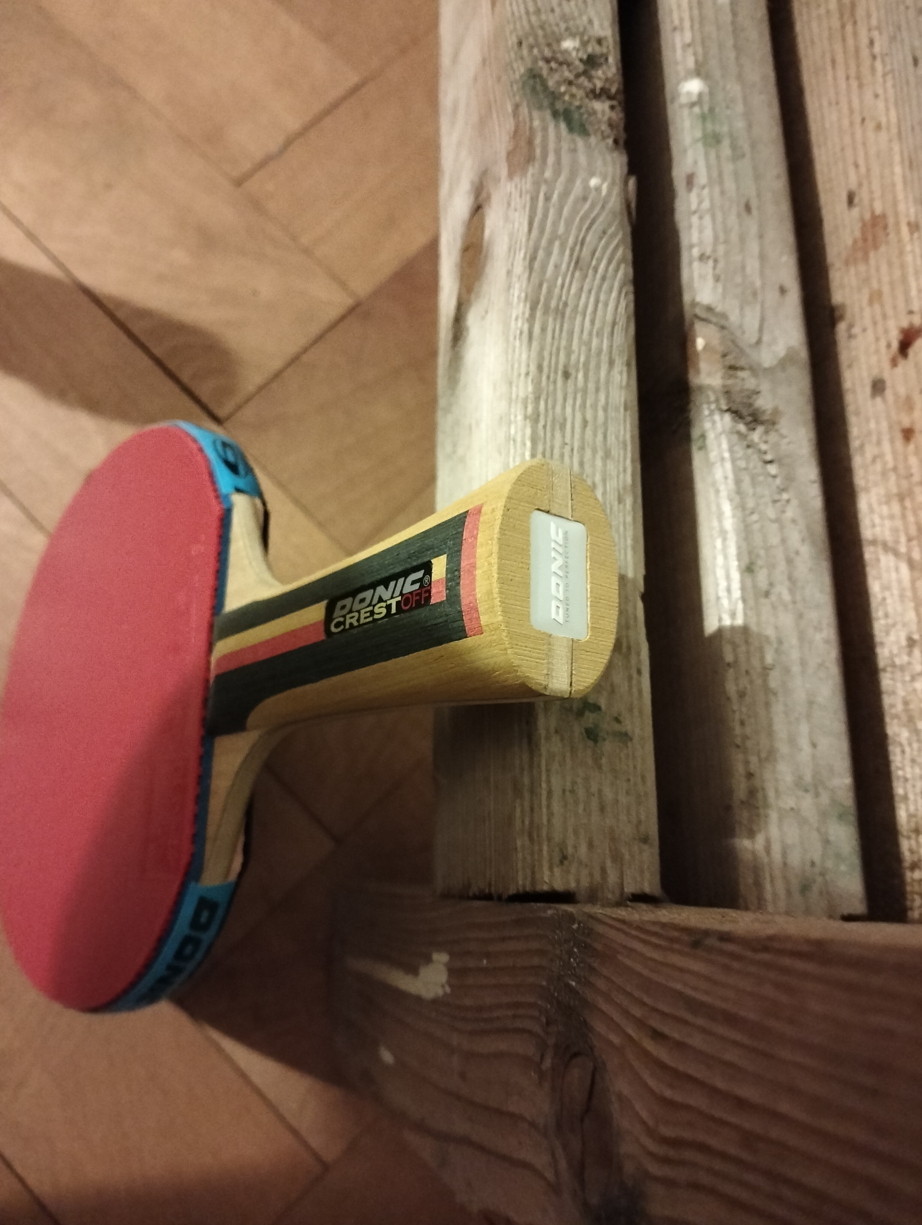 Donic Crest Off premade blade - Rubbers Donic Bluefire JP 03 & Tibhar Rapid soft